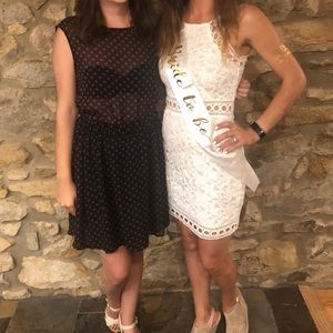 Lulu’s White Lace Mini Dress